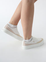 Sneakers Calvin klein jeans Wit women 177001S-vue-porte