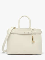 Handtas Faubourg Leder Lancel Beige faubourg A13528