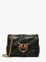 Cross Body Tas Love Bag Puff Pinko Zwart love bag puff A26T