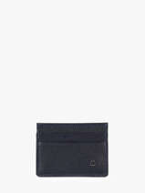 Kaarthouder Leder Madras Etrier Blauw madras EMAD011