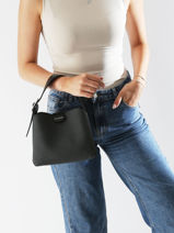 Cross Body Tas Italy Miniprix Zwart italy A9117-vue-porte