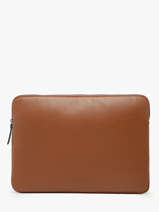 Laptophoes Flandres 15'' Leder Etrier Bruin flandres EFLA8835