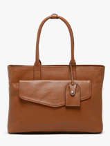 Business Tas Flandres Leder Met 15" Laptopvak Leder Etrier Bruin flandres EFLA823B