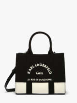 Cross Body Tas Rsg Katoen Karl lagerfeld Zwart rsg A3W50027