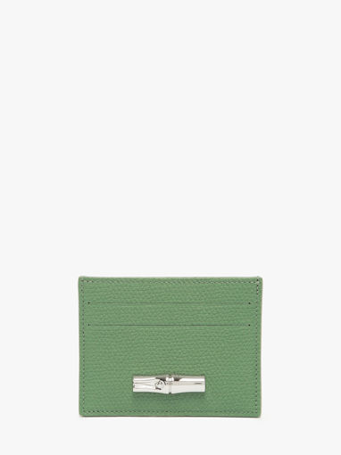 Longchamp Le roseau Kredietkaarthouder Groen