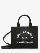 Cross Body Tas Rsg Katoen Karl lagerfeld Zwart rsg A1W50118