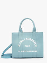 Cross Body Tas Rsg Katoen Karl lagerfeld Blauw rsg A1W50118