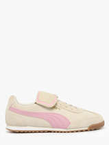 Sneakers Uit Leder Puma Beige women 40378001