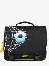 Boekentas Cedar 2 Compartimenten Stones and bones Zwart boys B