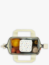 Lunchtas Cabaia Wit lunch LUNCHBAG-vue-porte