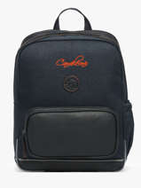 Rugzak 2 Compartimenten Cameleon Blauw vintage urban SO40