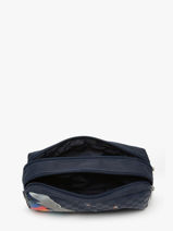 Pennenzak 2 Compartimenten Caramel et cie Blauw fier GA-vue-porte