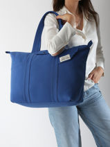 Longchamp Le pliage worker Schoudertas Groen-vue-porte