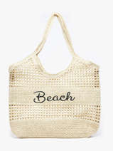 Schoudertas Beach Papier Miniprix Beige beach Q637