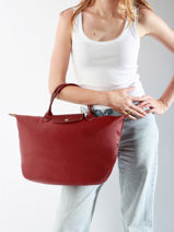 Longchamp Le pliage green Handtas Violet-vue-porte