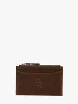 Kaarthouder Cavalier Nubuck Leder Etrier Bruin cavalier nubuck ECAN094M