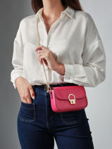 Cross Body Tas Altair Leder Etrier Roze altair EALA134X-vue-porte