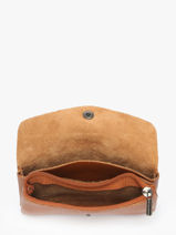 Portemonnee Leder Milano Oranje caviar CA23113-vue-porte