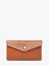 Portemonnee Leder Milano Oranje caviar CA23113
