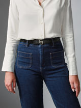 Verstelbare Riem Jolly Leder Etrier Zwart jolly EJOL414C-vue-porte