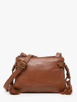 Cross Body Tas Cow Leder Basilic pepper Bruin cow BCOW82