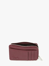 Portemonnee Met Kaarthouder Leder Nathan baume Violet original n 217N-vue-porte