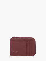 Portemonnee Met Kaarthouder Leder Nathan baume Violet original n 217N