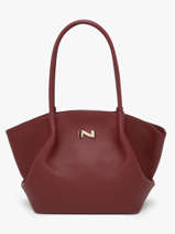 Schoudertas Galate Leder Nathan baume Violet nymphea 3
