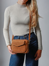 Cross Body Tas Velvet Caviar Leder Milano Rood velvet caviar VC25067-vue-porte