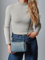Cross Body Tas Phoebe Guess Beige phoebe PD966573-vue-porte