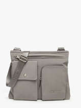 Cross Body Tas Lancaster Grijs basic pocket 90