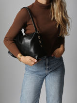 Schoudertas Plum Torrow Zwart plum TPLU03-vue-porte