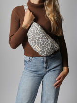 Belt Bag Custine Gerecycleerd Katoen Rivedroite Bruin into the wild CUSTIINT-vue-porte