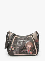 Cross Body Tas Mademoiselle Anekke Grijs mademoiselle 41803002