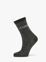 Damessokken T�tue Long Glitter Pieces Grijs girl 17162499