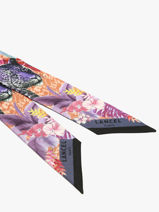 Zijden Lint Jungle 82x5,5cm Lancel Veelkleurig charms A13877-vue-porte