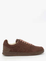 Sneakers Uit Leder Faguo Bruin men 25CG0202