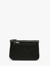 Portemonnee Leder Mila louise Zwart vintage 3802EC