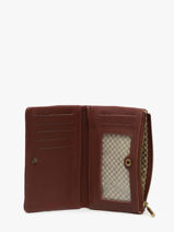 Portefeuille Leder Mila louise Bruin vintage 3760C-vue-porte