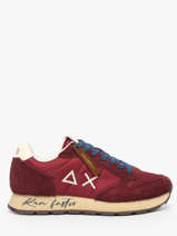 Boots Uit Leder Sun68 Rood men Z4510580