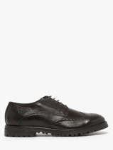 Derby Veterschoenen Uit Leder Kost Bruin men D