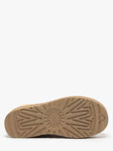 Boots Classic Ultra Mini Platform Uit Leder Ugg Beige women 1135092