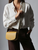 Longchamp Epure timeless Cross bodytas Geel-vue-porte