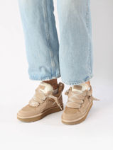 Sneakers Lowmel Uit Leder Ugg Bruin accessoires 1144032-vue-porte