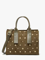 Handtas A4 Formaat Stud David jones Groen stud CM7868