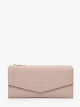 Portefeuille David jones Roze saffiano P164