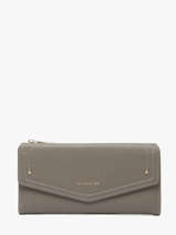 Portefeuille David jones Grijs saffiano P164