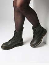 Enkellaarzen 1460 Pascal Uit Leder Dr martens Zwart boy 31981300-vue-porte