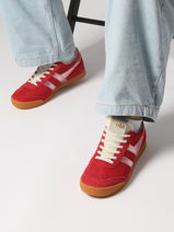 Sneakers Elan Glitz Uit Leder Gola Rood women CLB790-vue-porte