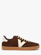 Sneakers Berlin Uit Leder Victoria Bruin accessoires 1126218